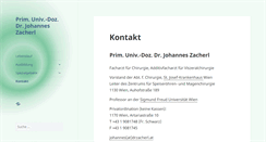 Desktop Screenshot of johannes.drzacherl.at