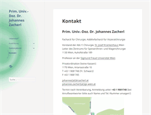 Tablet Screenshot of johannes.drzacherl.at